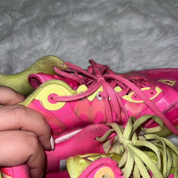 Rigorer Austin Reaves AR2 “Fusion” SE Basketball Shoes Pink & Neon Green size 9 - Picture 8 of 10